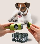 92% biobased dog poop bags