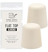 Stinky John's Tall Toilet Bolt Caps: Don't Cut Those Bolts! 100% Made in USA, Toilet Bolt Caps, B...