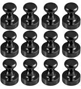 Qualsen Strong Fridge Magnets, Small Refrigerator Magnets for Whiteboard, Push Pins Neodymium Mag...