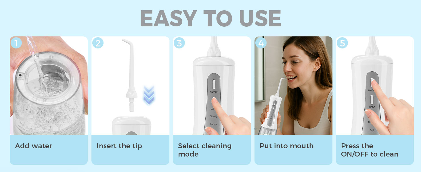 cordless water flosser