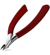 FVION Cuticle Trimmer – Professional Cuticle Nippers, Rubber Coated Handle Manicure Tools – Stain...