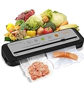 2023 Updated Vacuum Sealer Machine, MEGAWISE Food Sealer w/Starter Kit, Dry & Moist Food Modes, C...