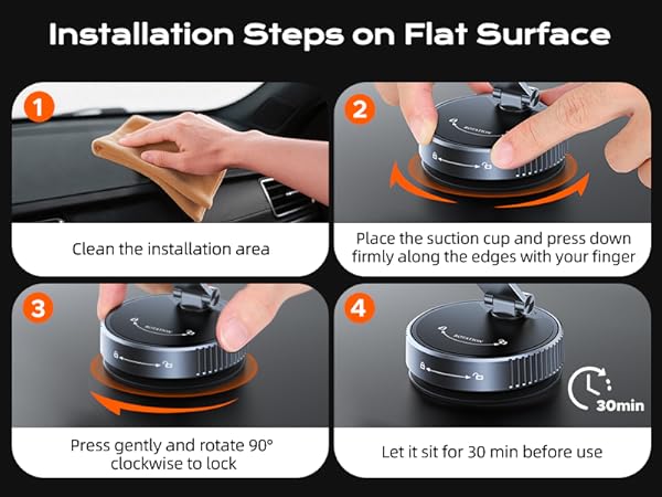 360° Adjustable & 2400GF Strong Magnetic Phone Holders for Your Car