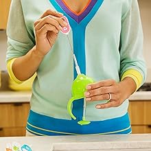 Cleaning Brush Set Key Ring