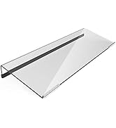 KOTEMON Acrylic Tilted Computer Keyboard Stand for Ergonomic Typing, Keyboard Tray Holder with Si...
