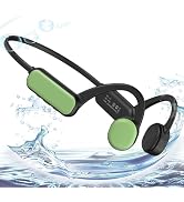 AYI Professional Swim Headphones True Bone Conduction Open Ear Headset MP3 Player Built-in 16G Me...