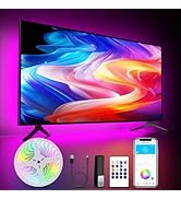 VOLIVO LED Lights for TV, 15FT Led Backlight for 45-65 inch TVs, Bluetooth RGB LED Lights Behind ...