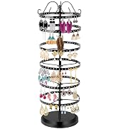 rotating stand for earring jewelry organizer
