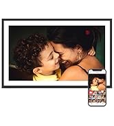 WiFi Digital Picture Frame, Frameo 15.6 inch Large Digital Photo Frame, 1920*1080 IPS FHD Touchsc...
