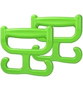 NFETLLD 2 Pack Grocery Bag Shopping Bag Carrier Holder Handle for Plastic Bags, Each Holds 100lbs...