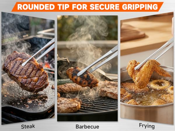 ROUNDED TIP FOR SECURE GRIPPING