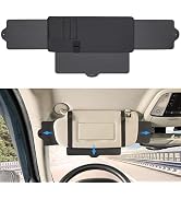 JoyTutus Car Sun Visor Sunshade Extender, Adjustable Sun Visor Protects from Anti-Glare, UV Rays ...