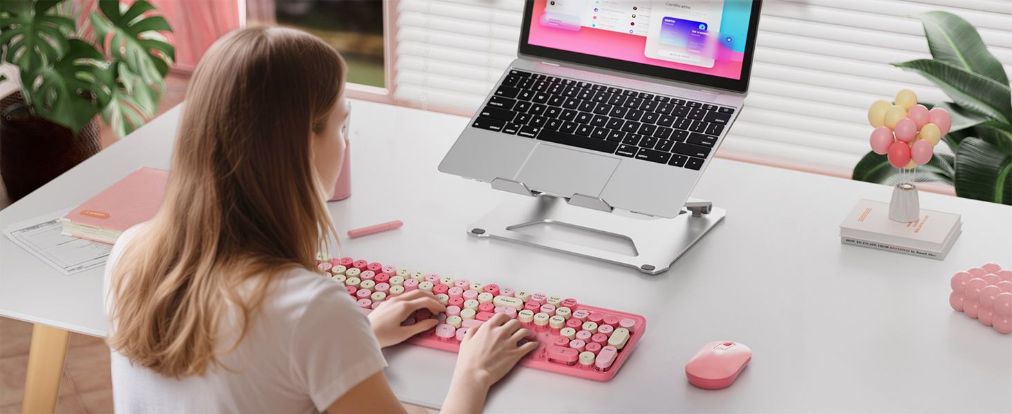 pink keyboard