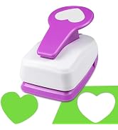 Heart Paper Punch, Paper Punch for Crafting, 2 inch Heart Hole Punches, Hearts Punches for Papers...