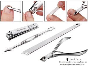 alicates para manicura profesional nail cleaner nail set kit gel manicure kit corta uñas