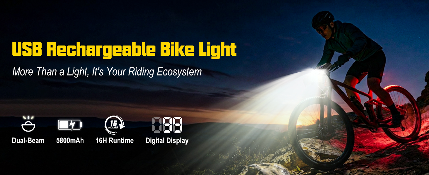 Rechargeable Bike Light