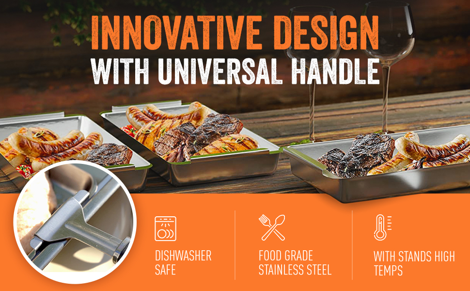 grill basket handle, grill basket detachable handle, grill basket with removable handle