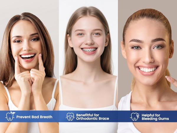 electric toothbrush with water flosser