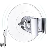 Shower Head Holder Adjustable for Wall Adhesive Handheld Showerhead Bracket No Drilling Wall Moun...