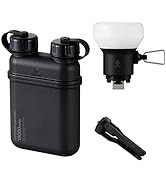 ELECOM NESTOUT Portable Charger and Lamp, 15000mAh Outdoor Battery Power Bank, 32W USB-C Fast Cha...