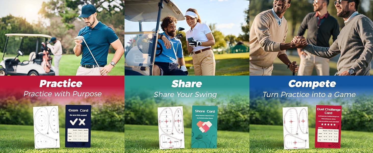 golf impact tape with 5 exclusive Game Cards