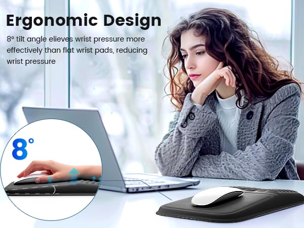 mouse pad with wrist rest mouse pads for desk ergonomic gaming mouse pad with wrist support