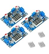WWZMDiB 3 Pcs LM2596 DC to DC Buck Converter LED Indicator Display 4-40V to 1.25-35V Power Supply...