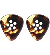 Musiin Hand-Made Jazz Style Fat Tone Premium thick Pick for Electric Guitar Bass Acoustic Jazz Bl...