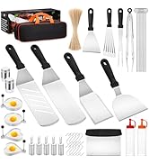 CEKEE Blackstone Griddle Accessories Kit, 141PCS Stainless Steel Grilling Accessories for Blackst...