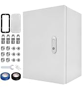 CXCESNS Outdoor Electrical Box 20 x 16x 8''D NEMA 4X Enclosure Steel Box, Waterproof & Dustproof ...
