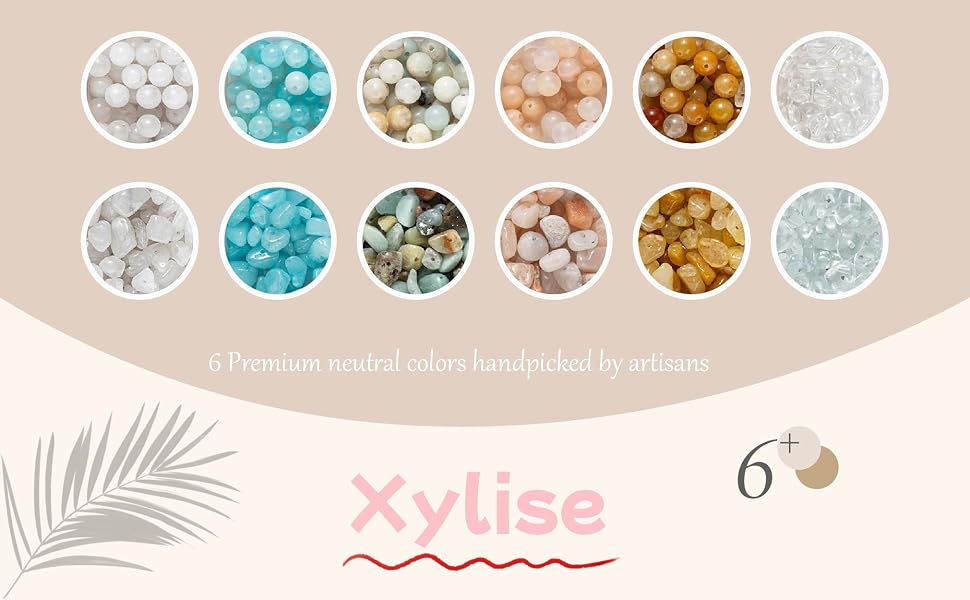 Natural stone beading set, multi-color available