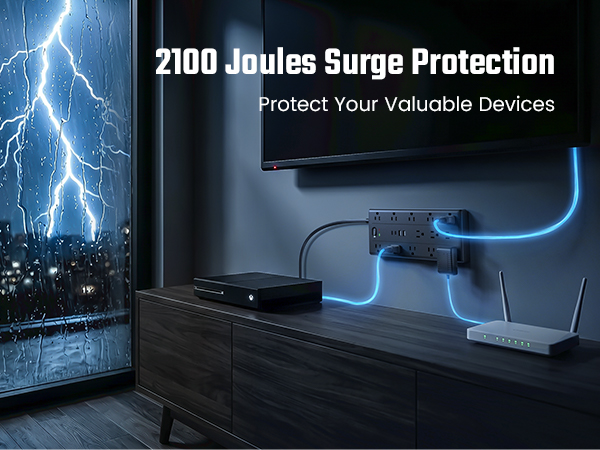 2100J surge protector
