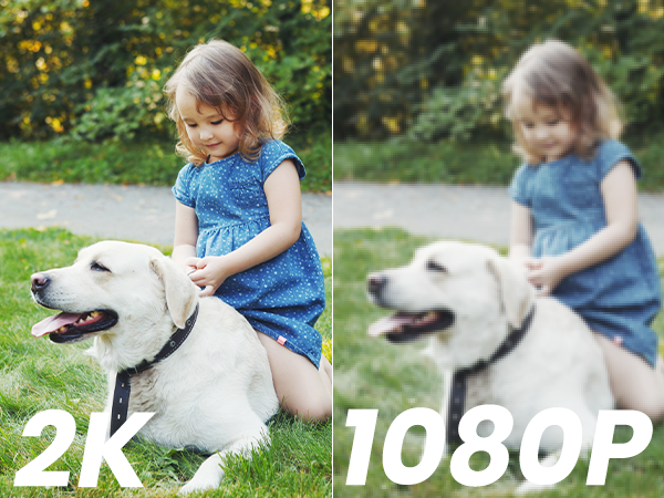 cameras for home security outside 2K camera clear 3MP