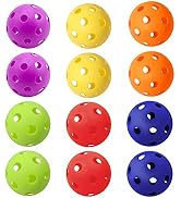 GSE Pickleball Balls, 26 Holes Indoor Training Pickleballs Set, Flight Hollow Plastic Practice Ba...