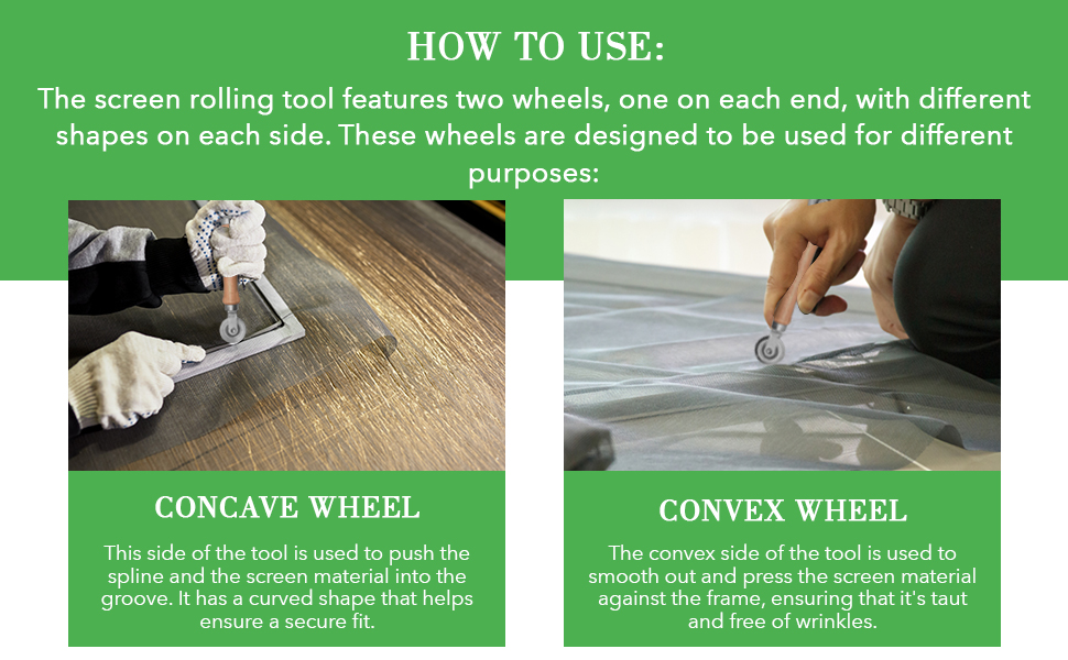 Screen Rolling Tool