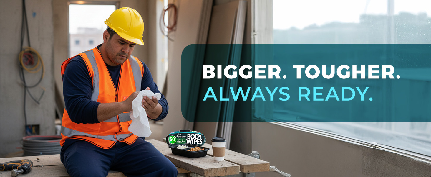 Mens Body Wipes, Work