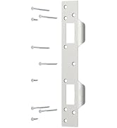 U 10385 Door Strike Plate Reinforcement Plate for Use with 5-1/2” to 6” Hole, Door Strike Plate D...