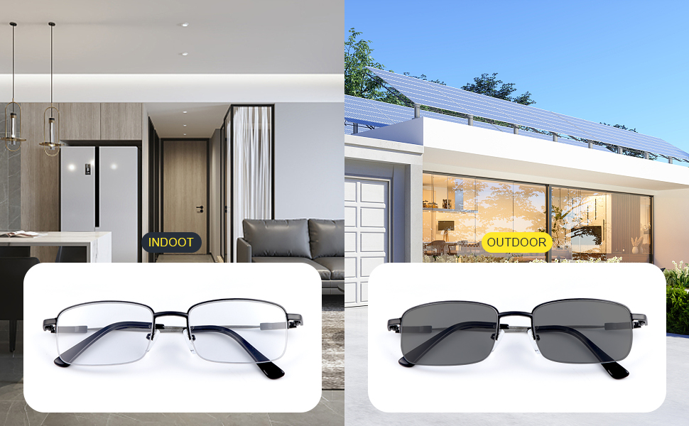 Reading Glasses for Indoor and Outdoor Use