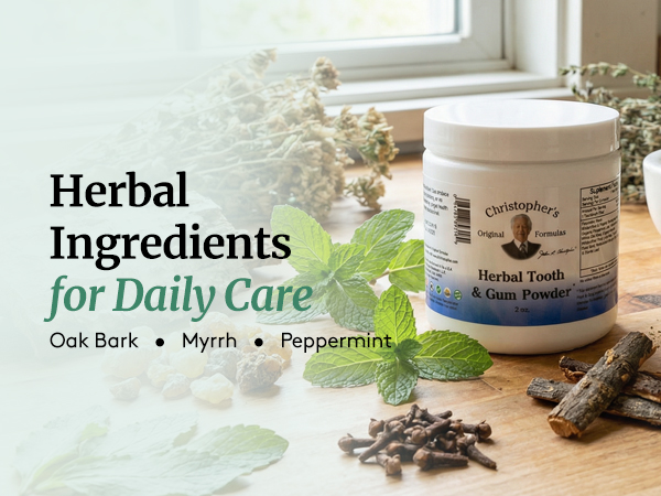 Christopher's Herbal Ingredients for Daily Care