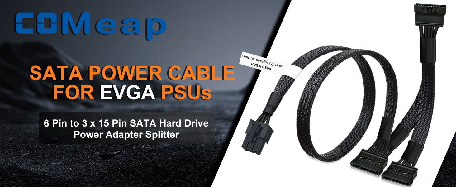 SATA Power Cable for EVGA PSUs