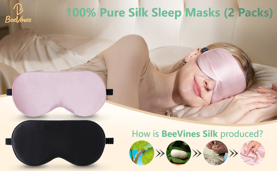 sleep mask sleeping mask eye mask silk sleep mask 2 pack