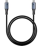 sunshot USB C Thunderbolt 4 Cable, Supports 40Gbps Data Transfer and 8K/4K Video, 240W Charging, ...