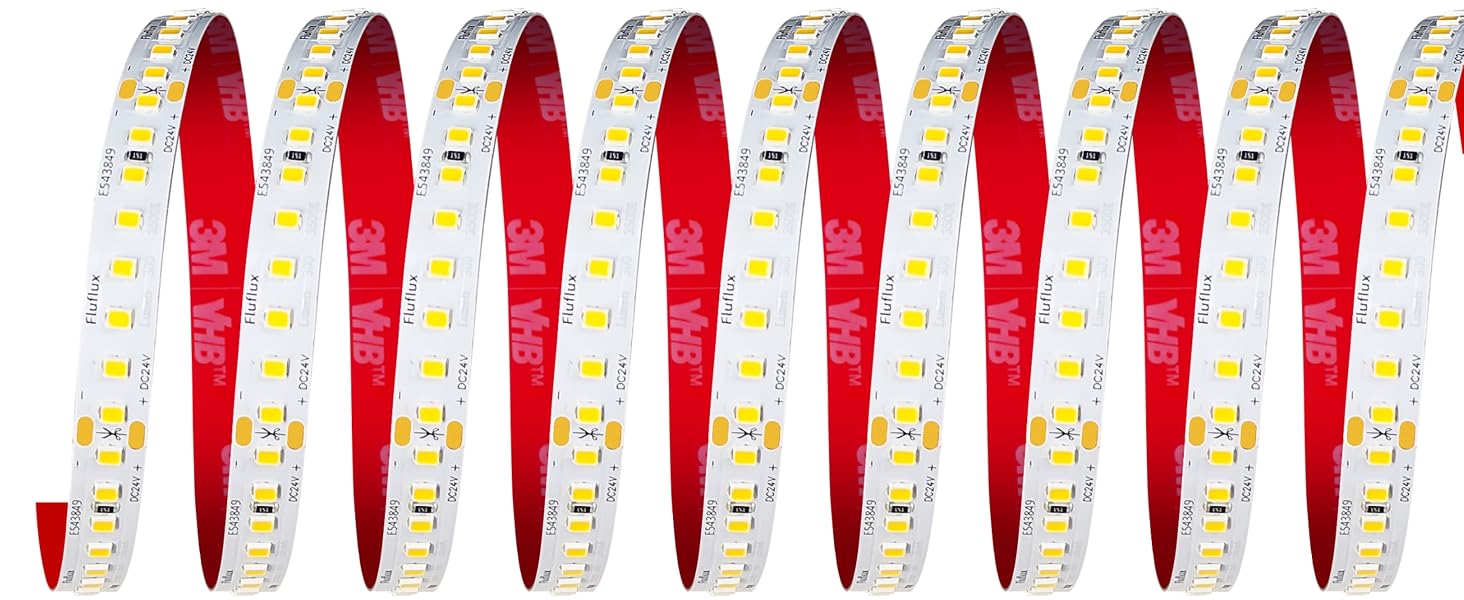Robust 24v dc LED strip light, More Flexible and Bendable around corners, NOT Break or Dead Half Way