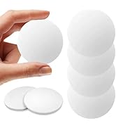 Door Stoppers Wall Protector - 3.15" Large White Silicone Door Bumpers (6 Pack) with Strong Thick...