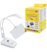 ViviLux Golightly LED Craft Lamp with 3X Magnifier – Cordless Magnifying Lamp & LED Task Lamp, 20...