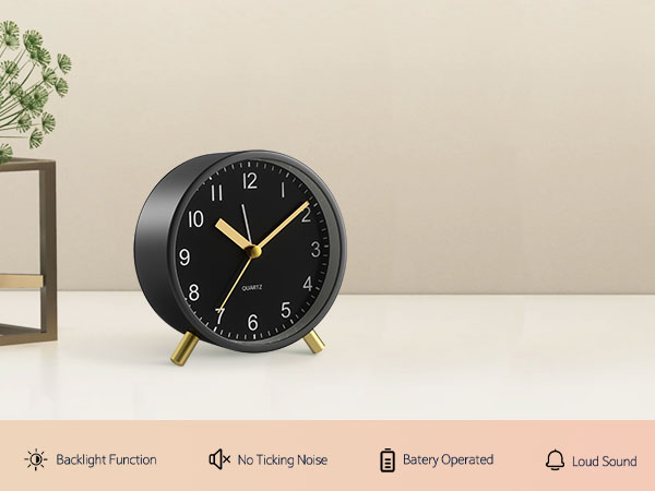 Azxb Analog Alarm Clock
