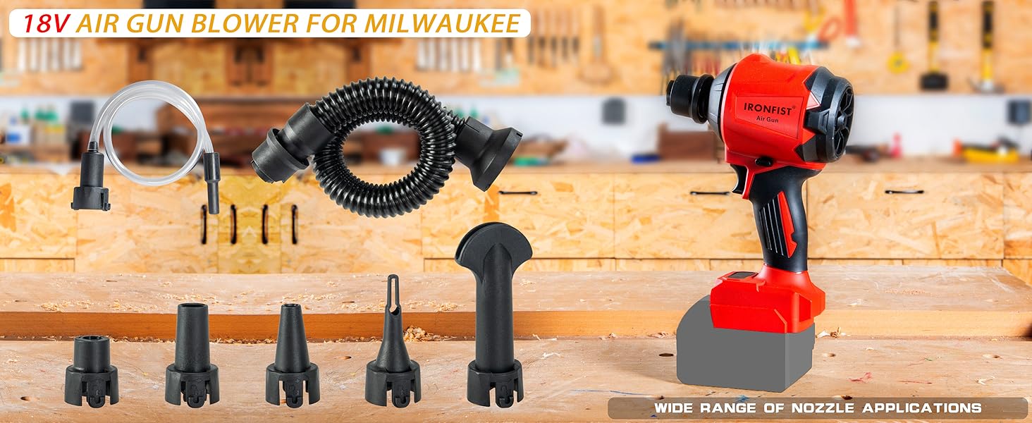 air duster compress vacuum cleaner gun blower leaf cleaning cordless brushless lithium battery