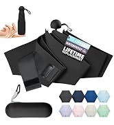 LILAC Travel Mini Umbrella Compact Small & Lightweight, UV Rain Protection, Pocket-Sized Folding ...