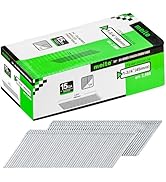 meite 15 Gauge Angled Finish Nails, 1-3/4-Inch 34 Degree DA Series Galvanized Finishing Nails for...