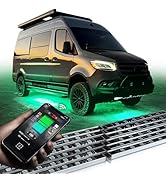 OPT7 Aura Pro Underglow Lights for Class B & B+ RV Motorhomes with APP & Remote Control, RGB Mult...